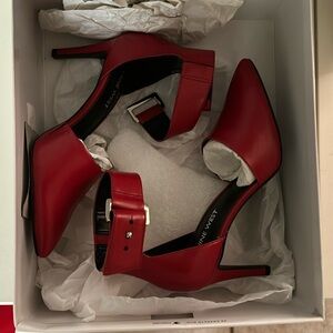 Brand new leather shoes.